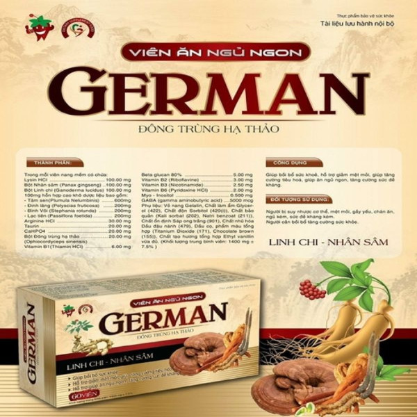 Viên Ăn Ngủ Ngon German _Vỉ (H60V)
