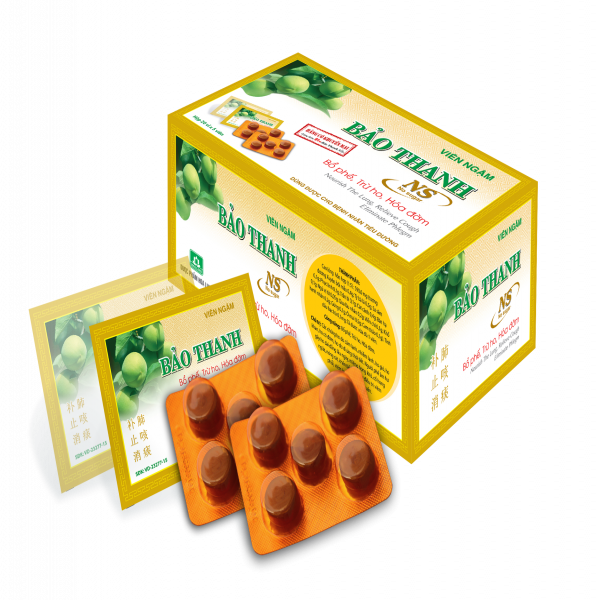 Viên Ngậm Bảo Thanh Không Đường (20 Vỉ X 5V)