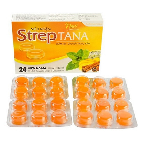 Viên Ngậm Ho Streptana Tanaphar (H24V)
