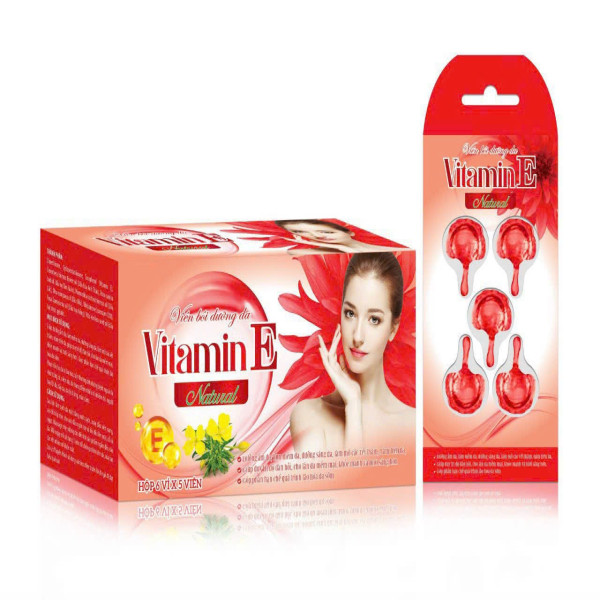 Vitamin E Bôi Vỉ Đỏ (H6 Vỉ X 5V)