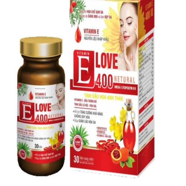 Vitamin E Love 400 _ Zena (Lọ30V) K72H