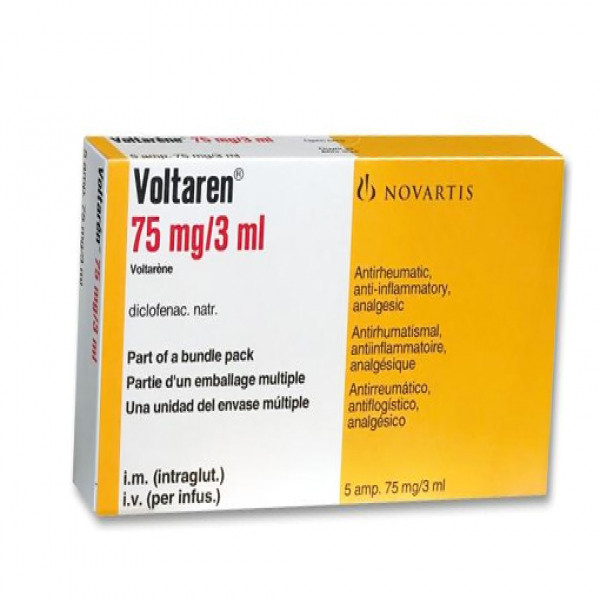 Voltaren 75Mg/3Ml Inj Tiêm _Novartis (H/5 Ống/3Ml)