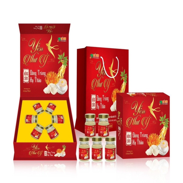 Yến Sào Yến Như Ý Hồng Sâm Đông Trùng Hạ Thảo (32%) (H6 Hũ70Ml)