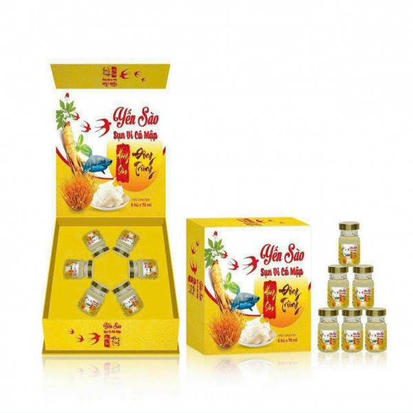 Yến Sào Sụn Vi Cá Mập Vàng Cũ (H6 Hũ 70Ml)