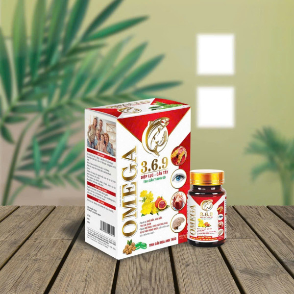 Omega 369 Diệp Lục Thông Đỏ Zena (Lọ/60 Viên) K72-  Hàng Điểm