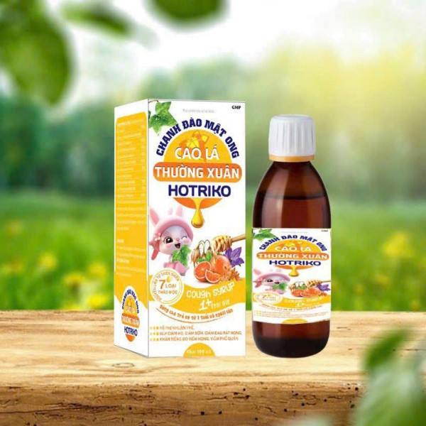 Siro Cao Lá Thường Xuân Hotriko Thỏ, Vàng _Yn (Lọ/100Ml) K120