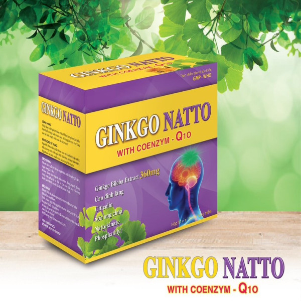 Ginko Natto 360Mg Q10, Tím Vàng _Us (H/10 Vỉ X 10V)