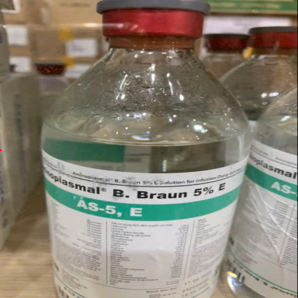 Đạm Sữa Truyền Aminoplasmal B.braun 5% E As-5, E _Đức (C/250Ml) Xanh