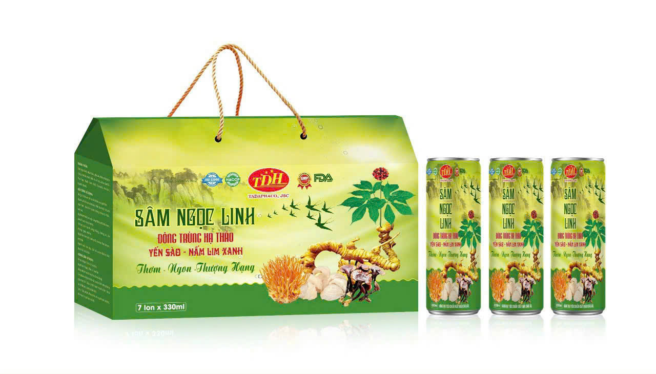 Sâm ngọc linh - lon xanh (H7lon X 330ml)