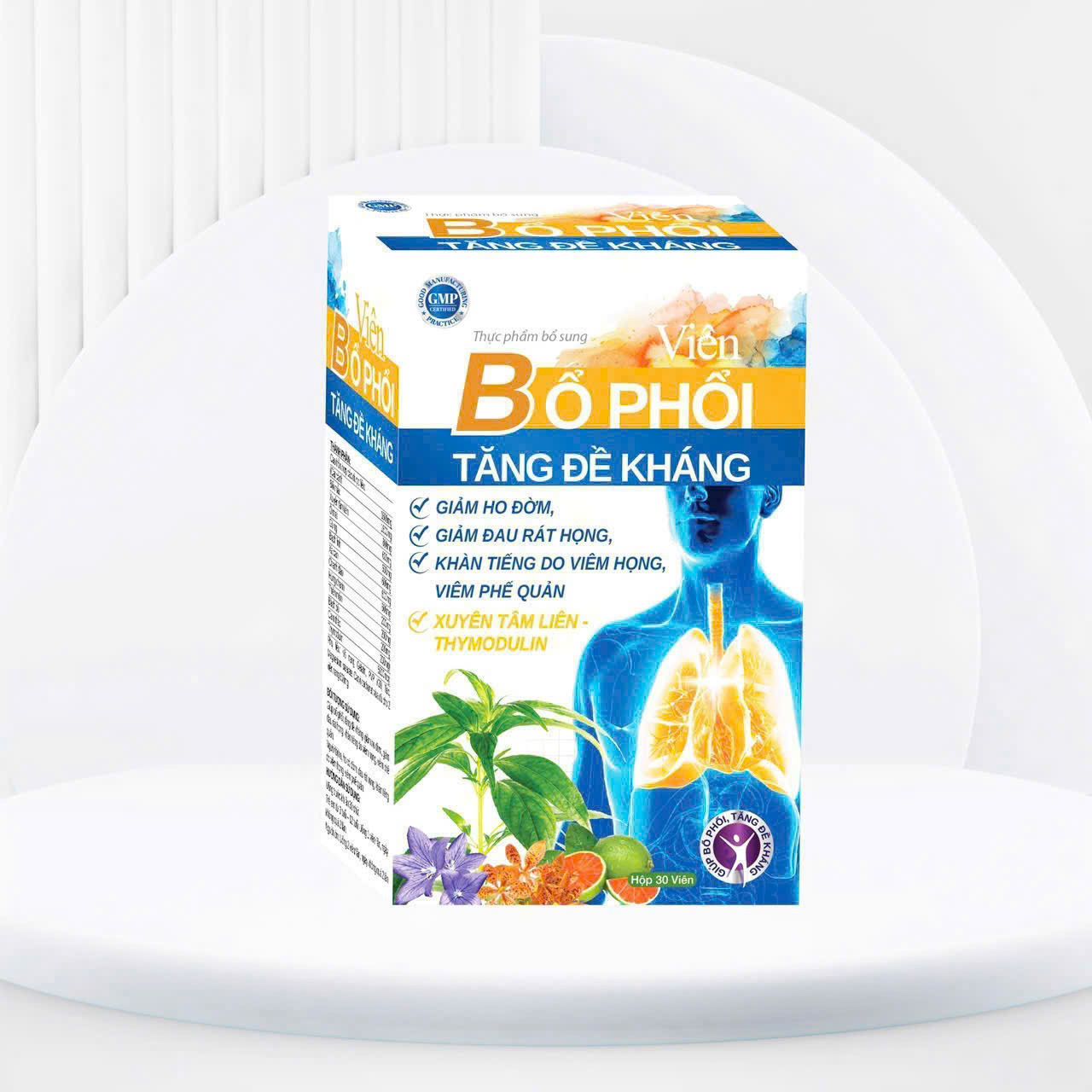 Viên Bổ Phổi (Lọ 30viên) xanh