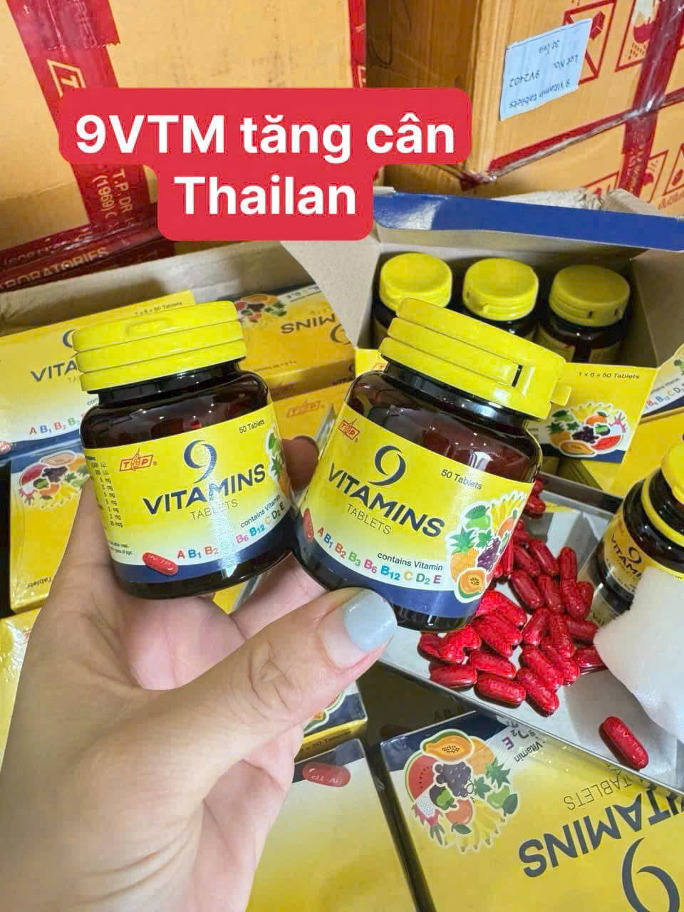 9 vitamins thái (L/50viên)