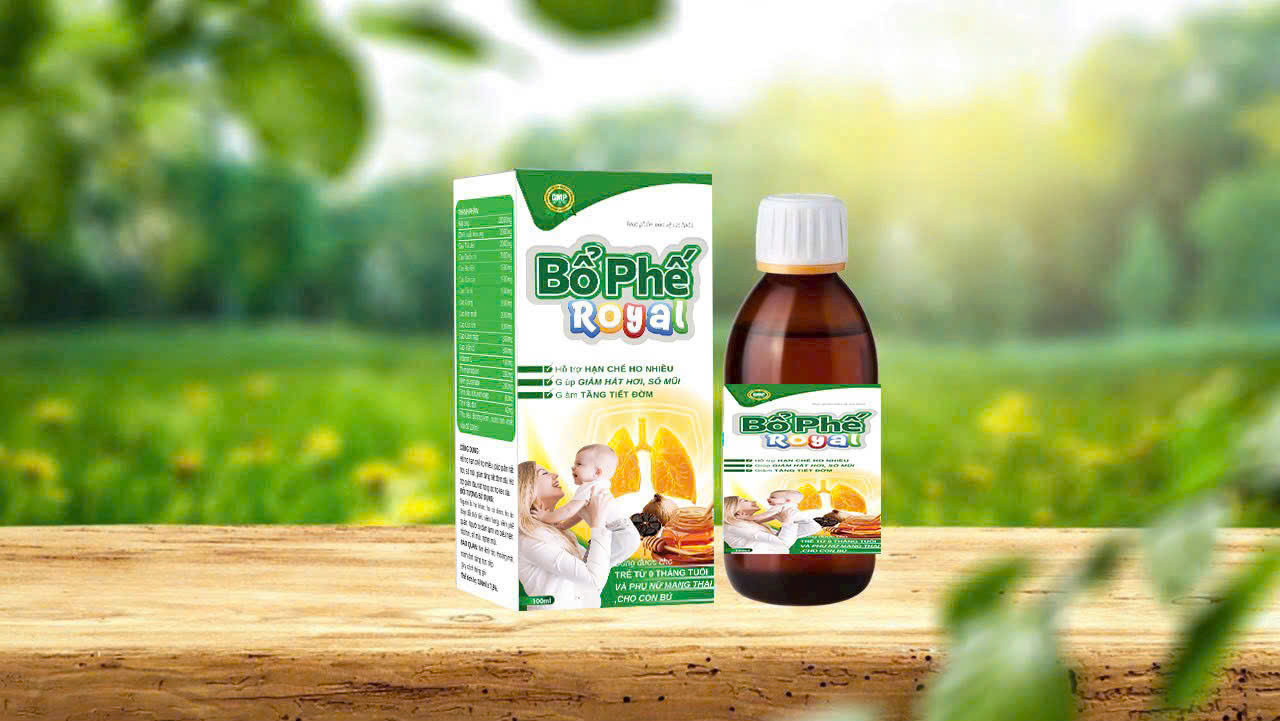 Siro Bổ Phế Royal xanh (L/100ml)