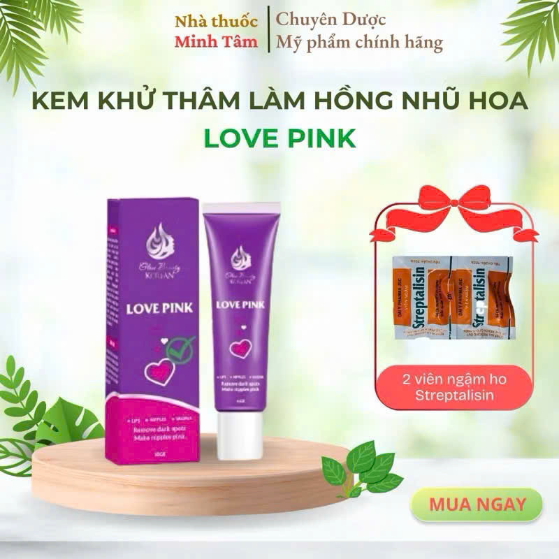 Kem Khử Thâm Làm hồng nhũ Hoa Love Pink