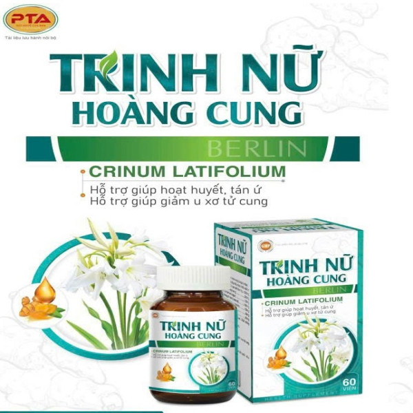 Trinh Nữ Hoàng Cung Berlin _Xanh Dương (Lọ/60V) K80- (Mẫu Mới)