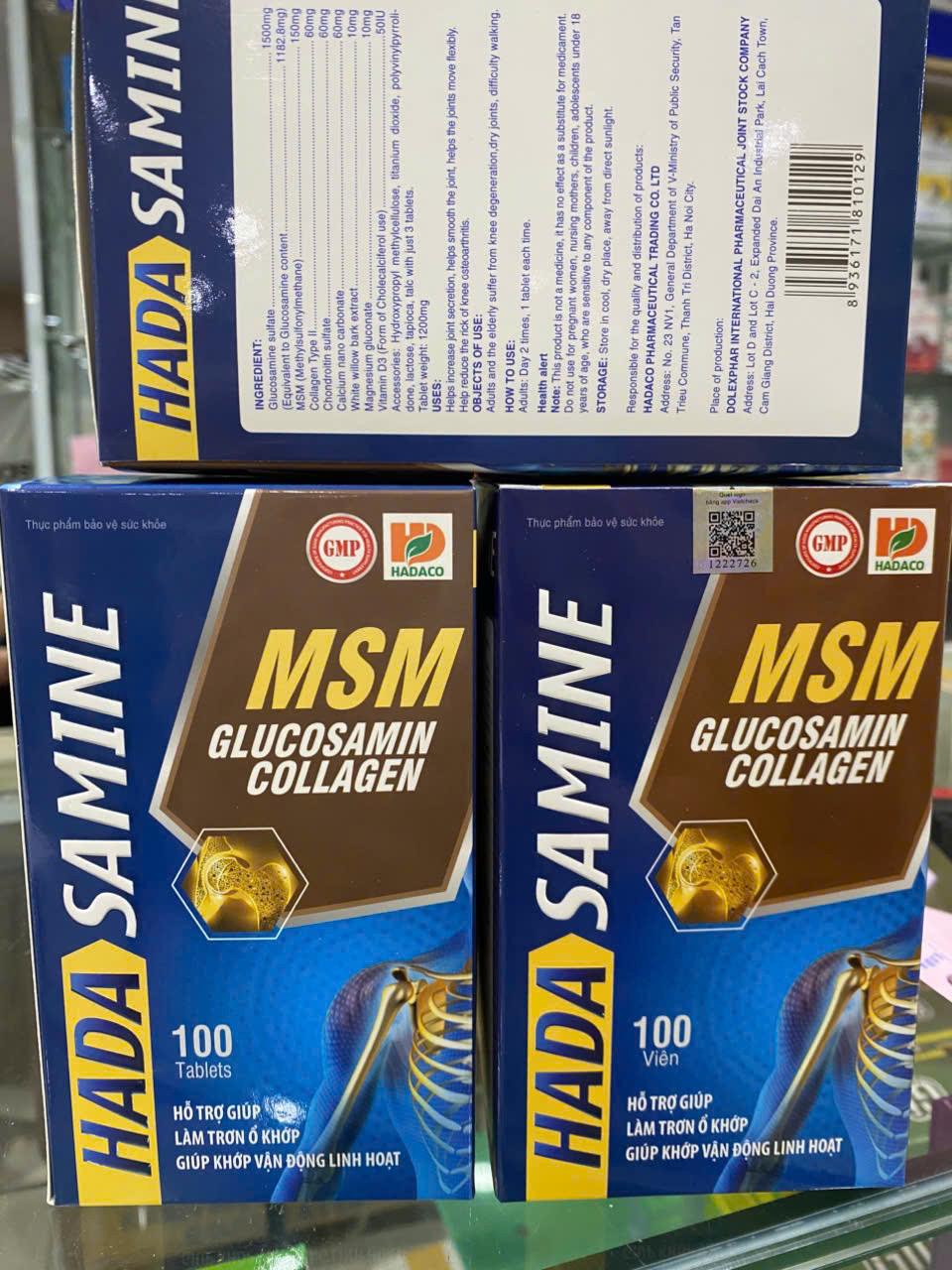 Glucosamine Msm Ab (L100V) hàng điểm