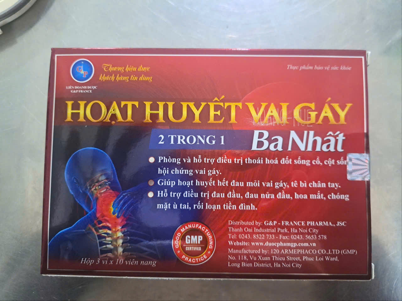 Hoạt Huyết Vai Gáy Ba Nhất (H30v)