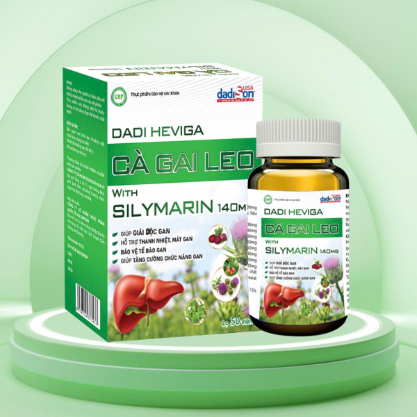 Cà Gai Leo Silymarin _Dadison (Lọ/50V) Full Hóa Đơn