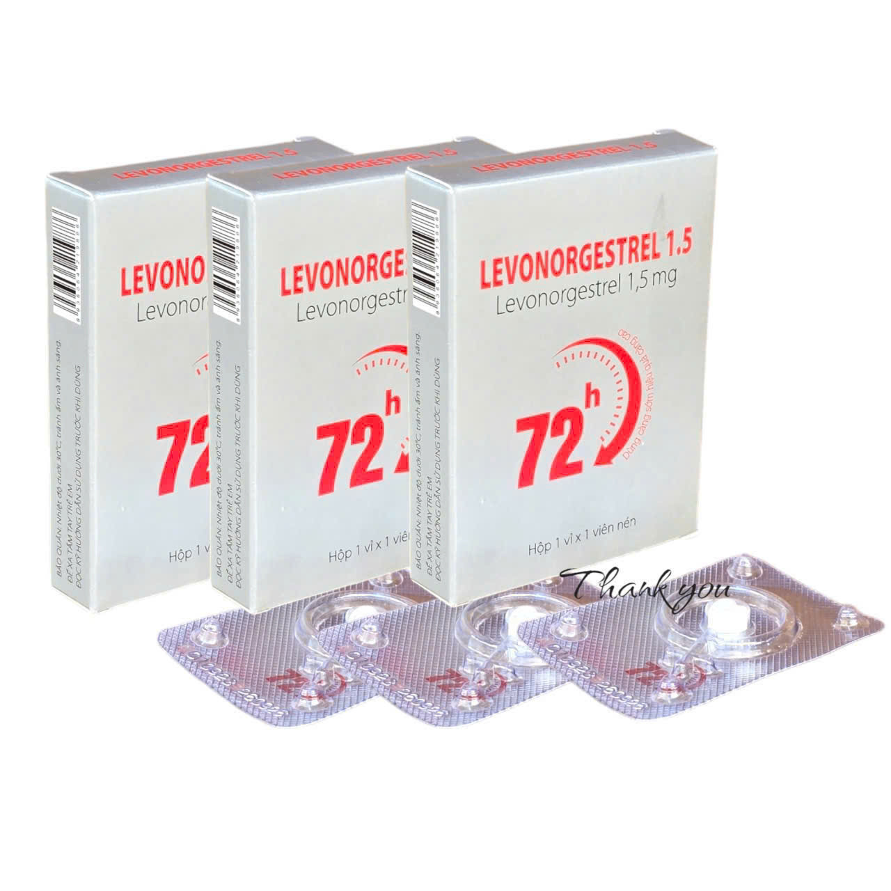 Levonorgestrel 1,5mg (H/1viên) bán cọc 10