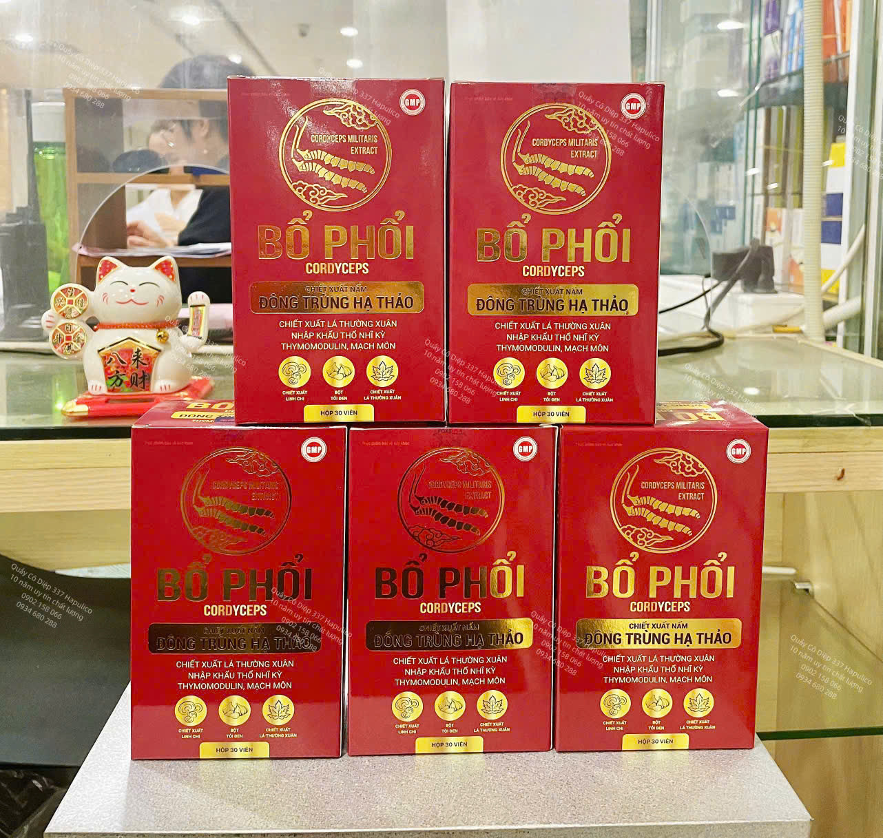 Bổ Phổi Cordyceps (L/30viên) _ Đỏ
