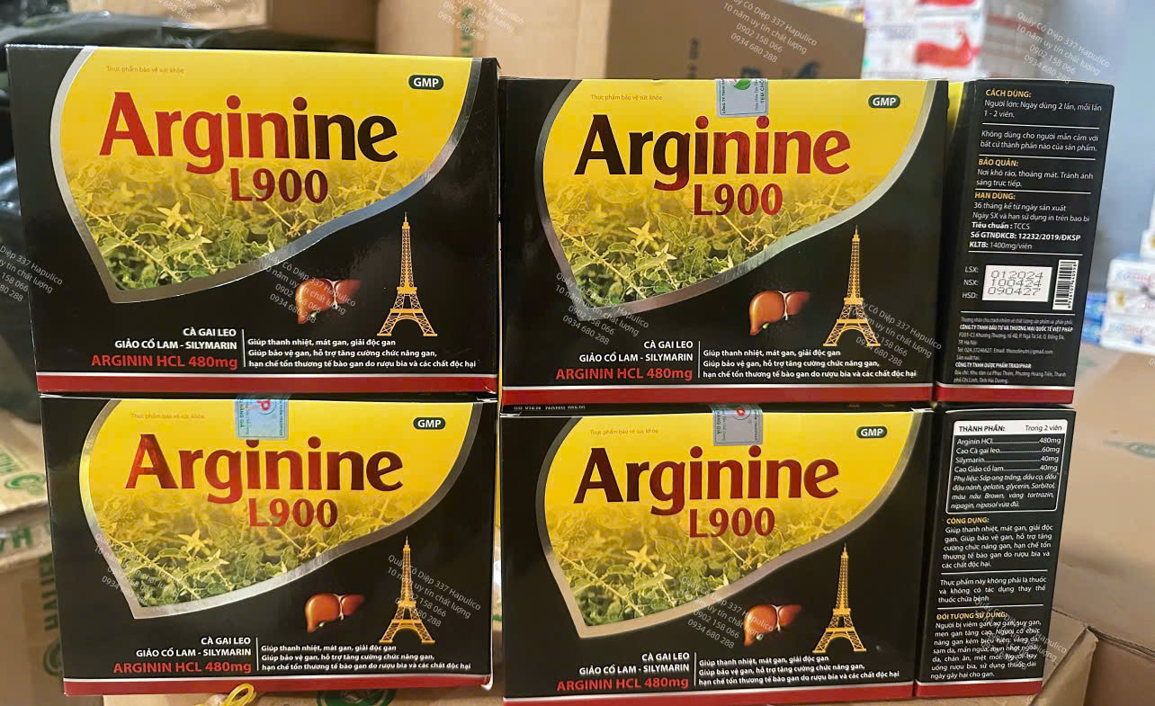 Bổ Gan Arginin L900 (H/60v)
