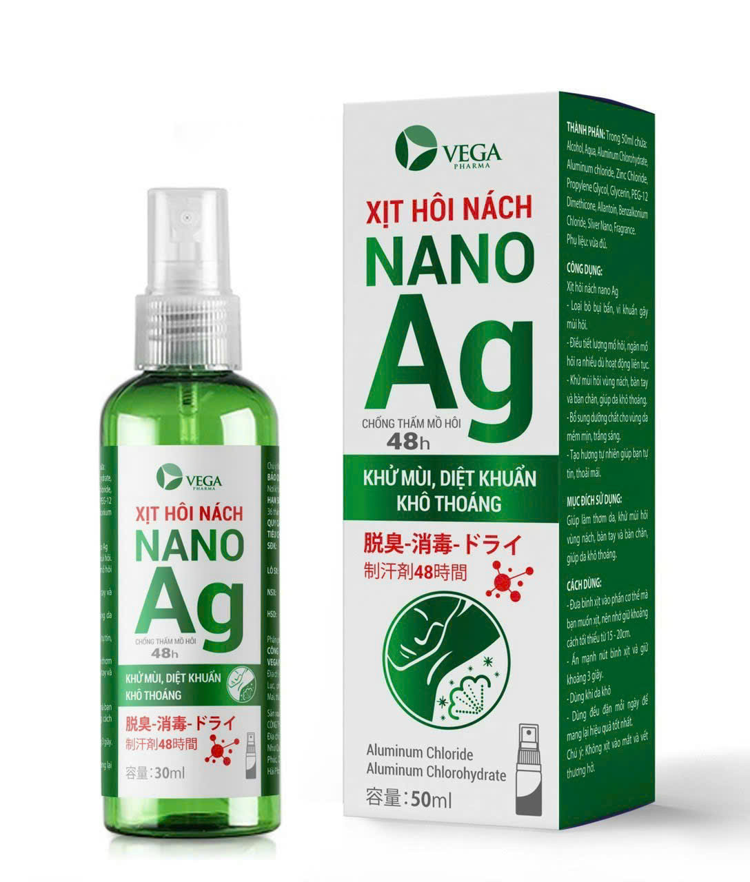 Xịt Hôi Nách Nano Ag