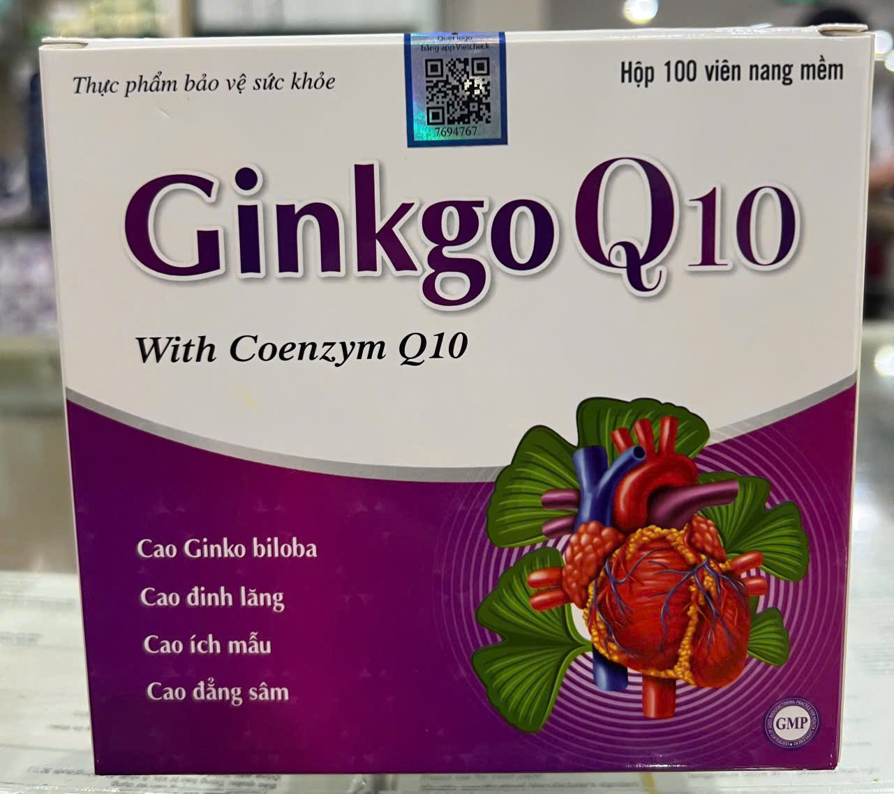Ginkgo Q10 tím (H/100v)