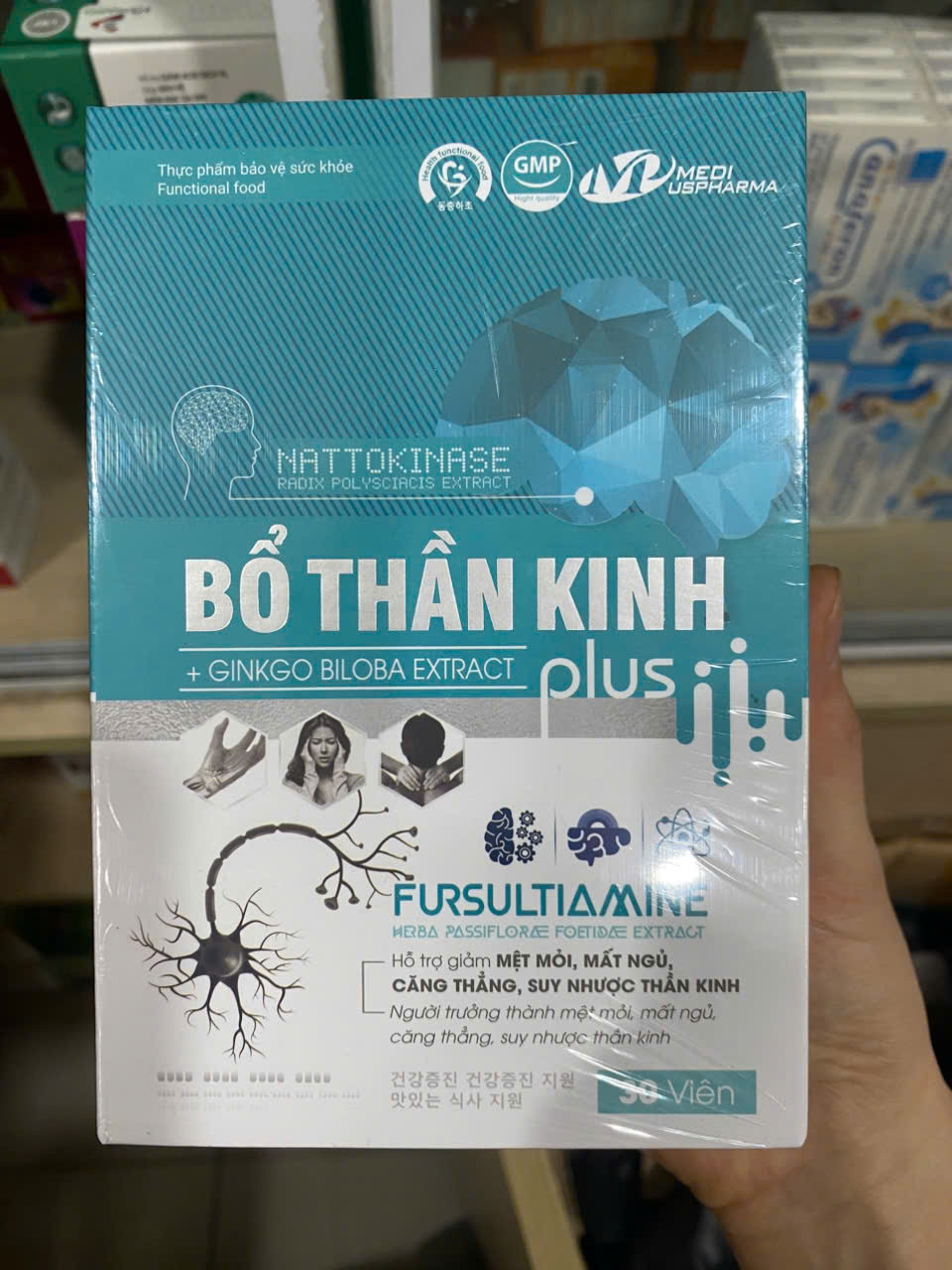 Bổ Thần Kinh (L/30viên) hộp gỗ