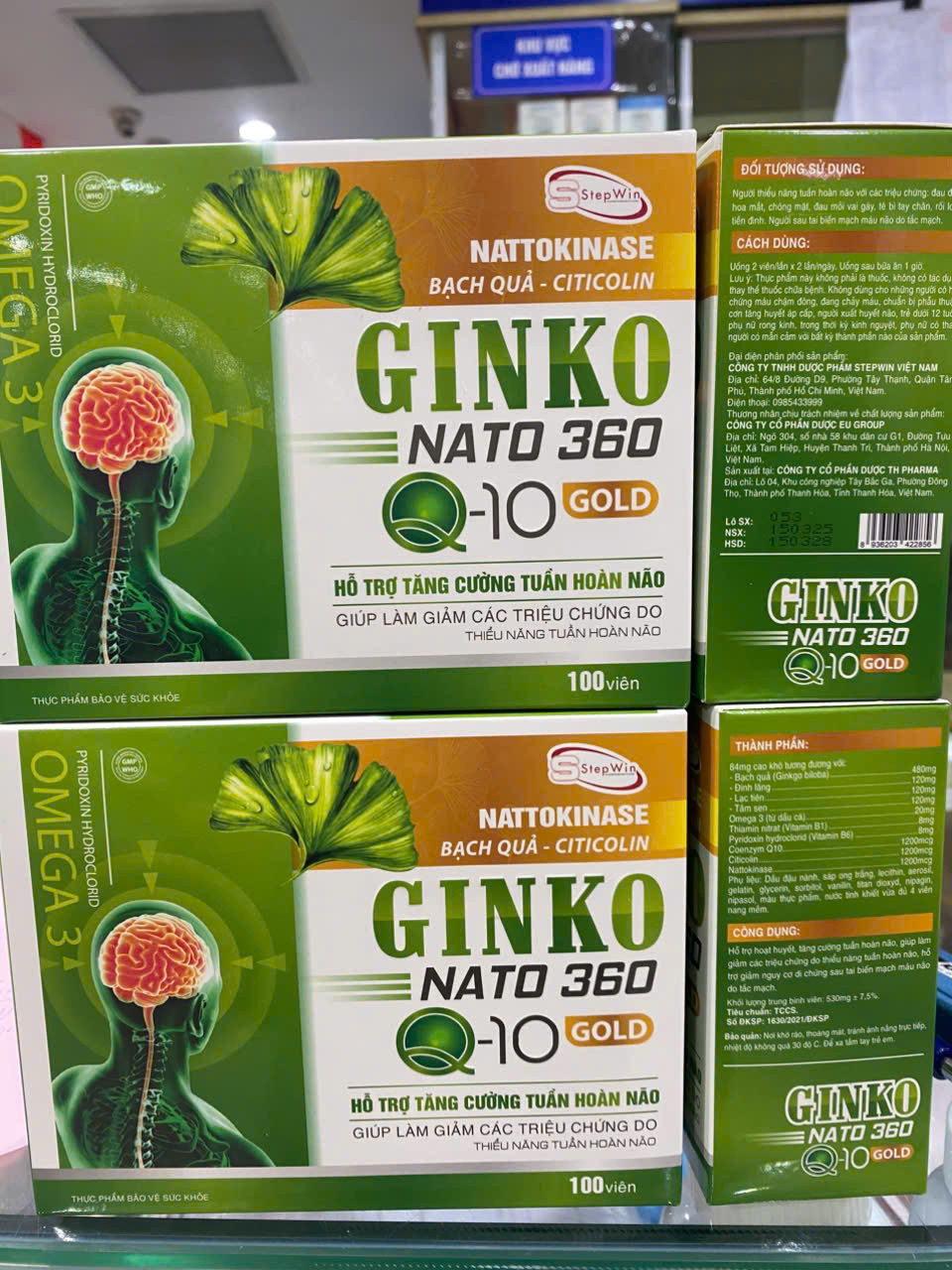 Ginkgo Nato 360 (H/100v) xanh nõn chuối