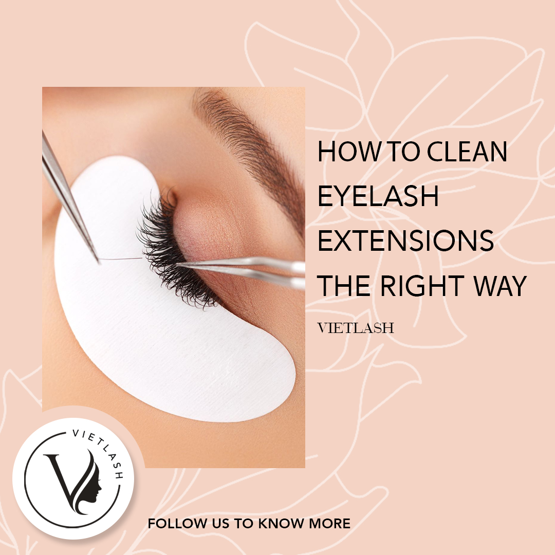 PRO TIPS FOR CLEANING EYELASH EXTENSIONS