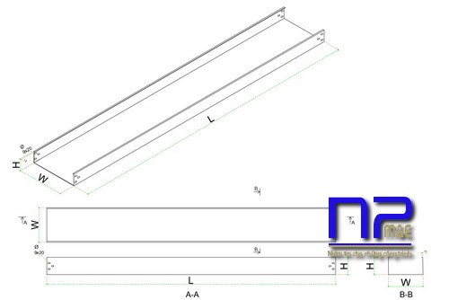 Bản vẽ thiết kế máng cáp