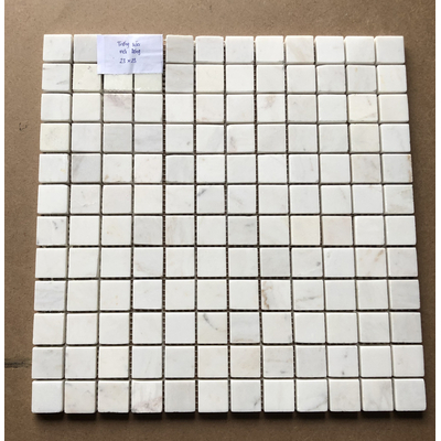 Đá mosaic trắng sữa 23*23mm VLUX-23PV001