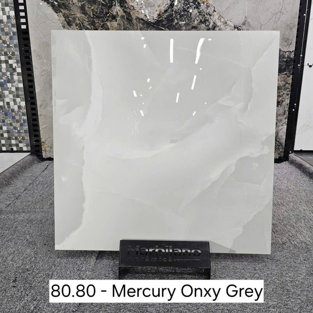 Gạch Ấn Độ KT 80x80cm V-BA-MERCURY ONXY GREY