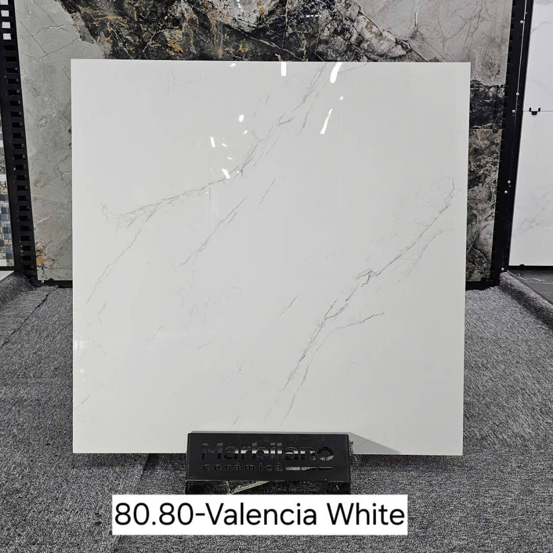 Gạch Ấn Độ KT 80x80cm V-BA-VALENCIA WHITE