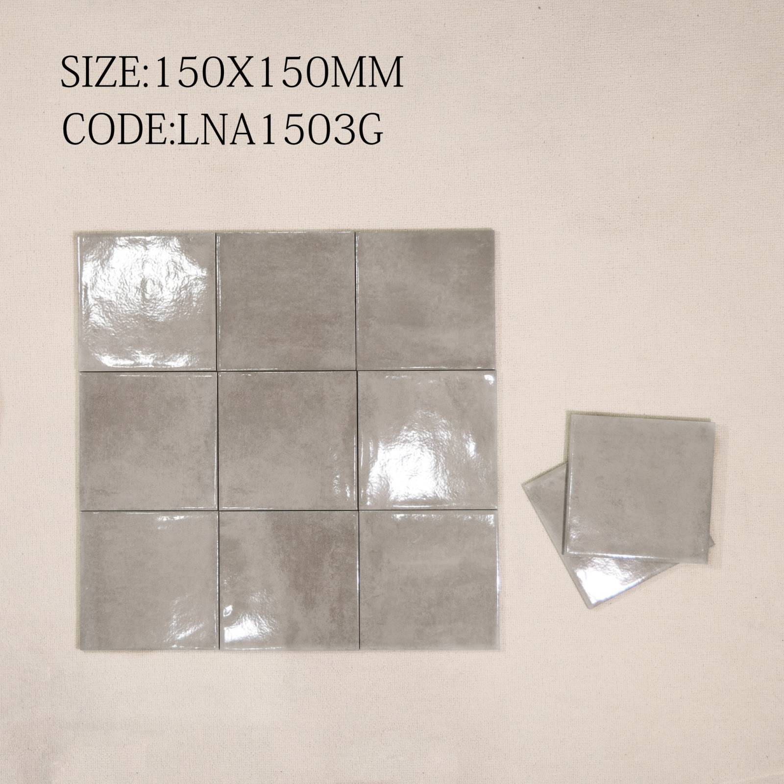 Gạch thẻ trang trí 150x150 Porcelain VGT-LNA1503G