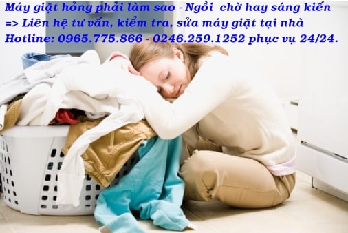 Giặt quá nhiều đồ khiến cho mát giặt bị quá tải và hỏng