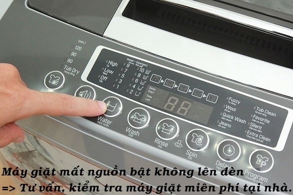 Máy giặt sanyo đang sử dụng bị mất nguồn cần sửa ngay