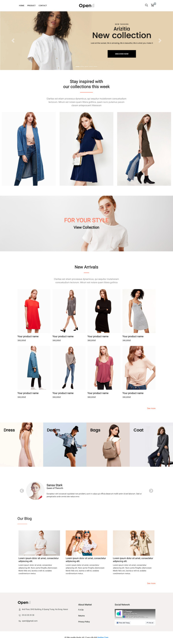 FASHION SHOP PAGES